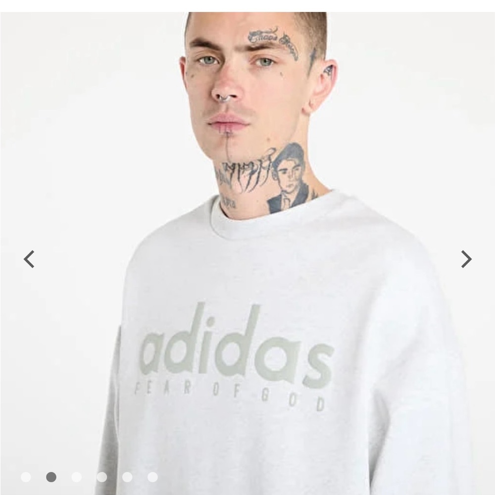 Fear of God x Adidas White Sweatshirt - Picture 5 of 6